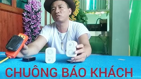 BỘ CHUÔNG CỬA BÁO KHÁCH KHÔNG DÂY XA 200M CẢM BIẾN HỒNG NGOẠI GIỌNG NÓI 
