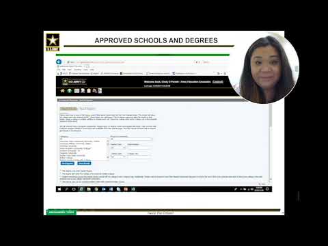 Tuition Assistance and GoArmyEd.com Overview