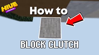 How To Block Clutch in Hive Skywars (Minecraft Bedrock Edition)