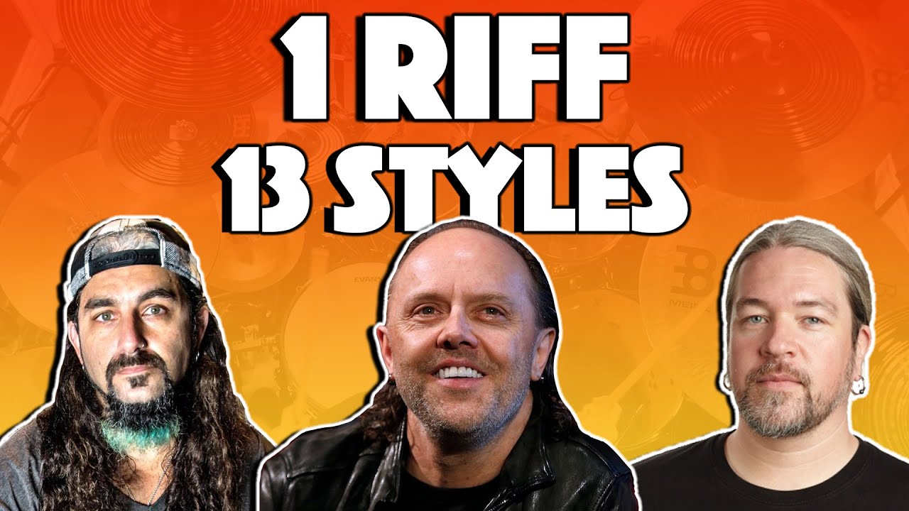 1 Riff 13 Different Drumming Styles.