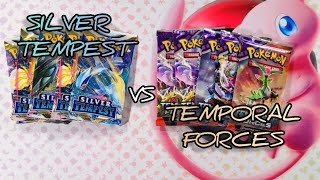 EP-115: Silver Tempest vs. Temporal Forces Pack Battle! #pokemon #pokmontcg #pokemonpackopening