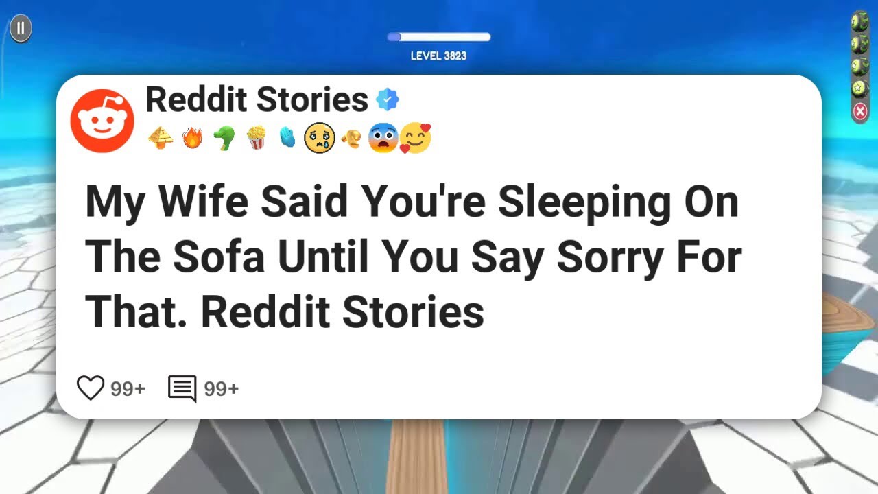 Моя жена сказала, что ты будешь спать на диване, пока не извинишься. Истории с Reddit #reddit