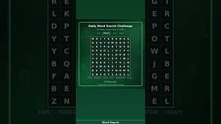 A fresh Word Search board is waiting — September 24, 2026 | ProPuz #Shorts