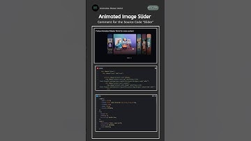 Animated Image Slider In Html , Css And Js