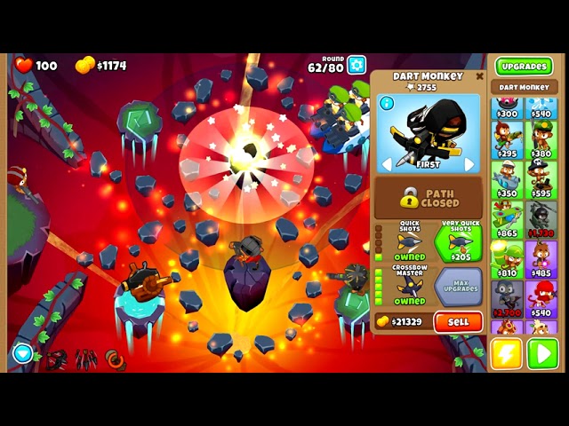 O ANEL INFERNAL COM BUFF PARECE HACK - Bloons TD 6 