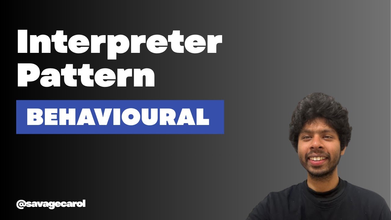 Interpreter Pattern in Java | Expression Evaluation | Behavioral - YouTube