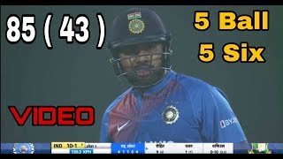 Rohit Sharma 85 ( 43 ) | India vs Bangladesh 2nd t20 highlights 2019 | ind vs ban 2nd t20 2019