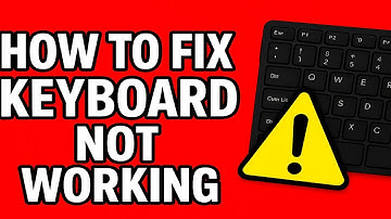 How to Fix Keyboard Not Working | Keyboard Not Working Problem Fix | 100% Working Solution