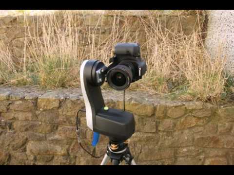A motorised Merlin panoramic photography head