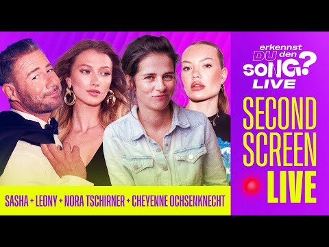 Erkennst DU den Song? 🔴LIVE (mit Nora Tschirner, Leony, Sasha & Cheyenne Ochsenknecht)