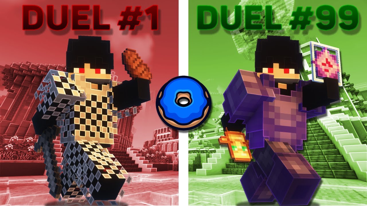 I played 100 duels on the Donut SMP