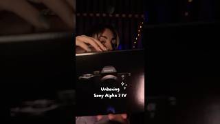 Unboxing Sony Alpha 7 IV 📸 #relax #triggersforsleep #tingles #asmr