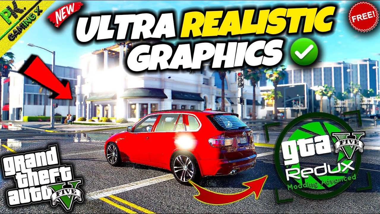 Redux Graphics How to Install Realistic Graphics Mod GTA 5 | GTA 5 Redux Mod Install ...