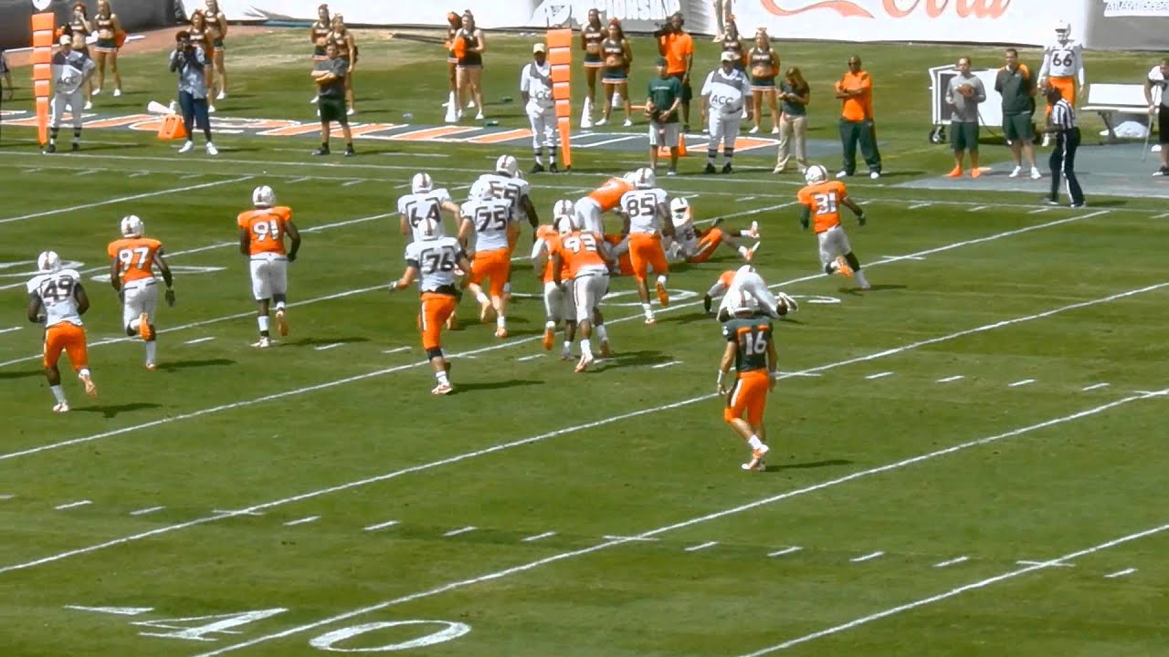 Miami Hurricanes Spring Game 4/14/2012 YouTube