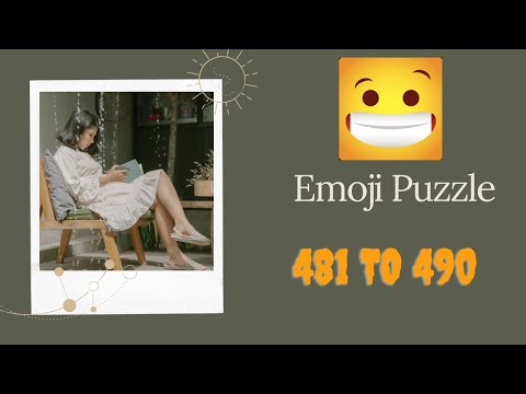 Emoji Puzzle Level 481 to 490 Walkthrough