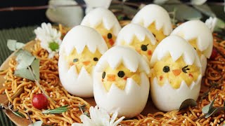 お弁当に ひよこのゆで卵 Youtube