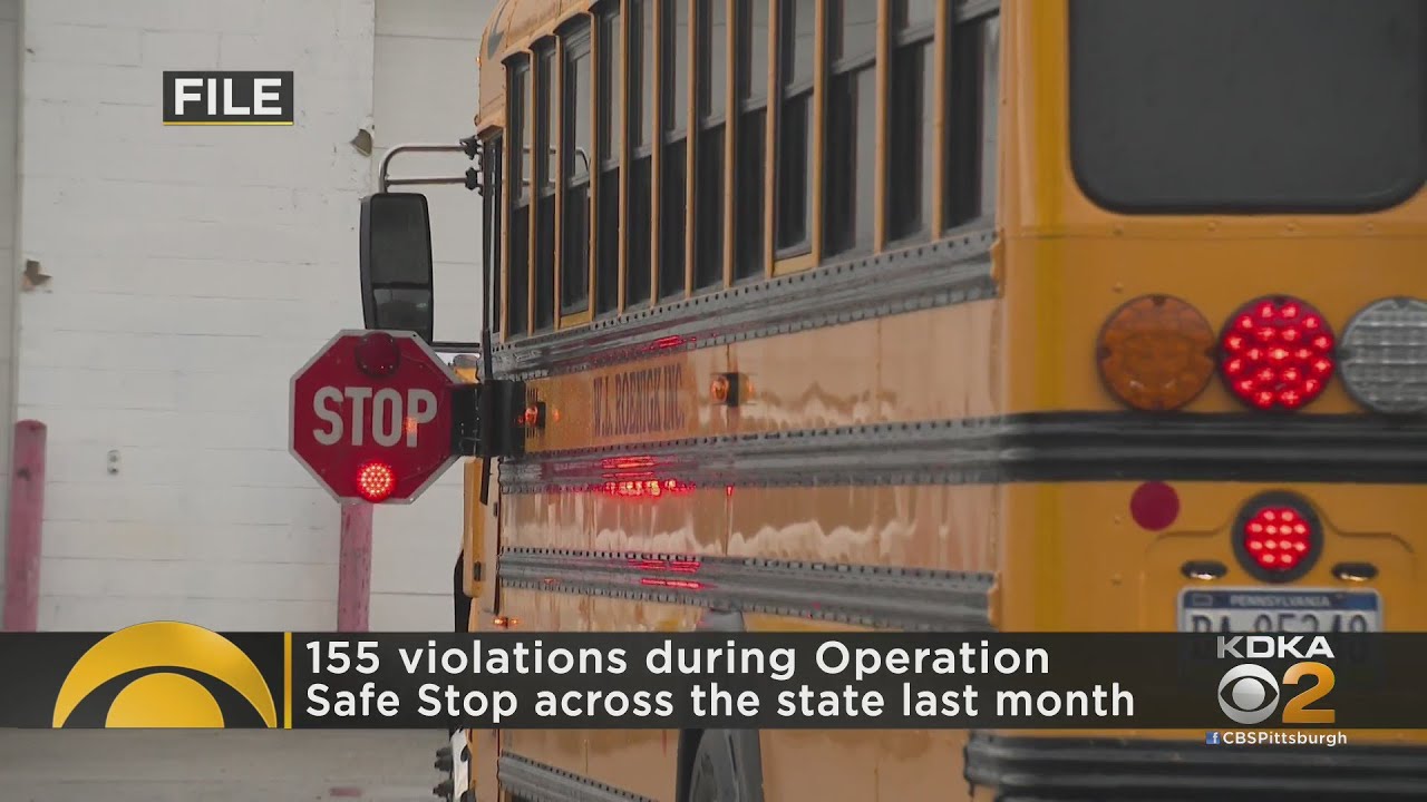 155 violations committed during Operation Safe Stop - YouTube
