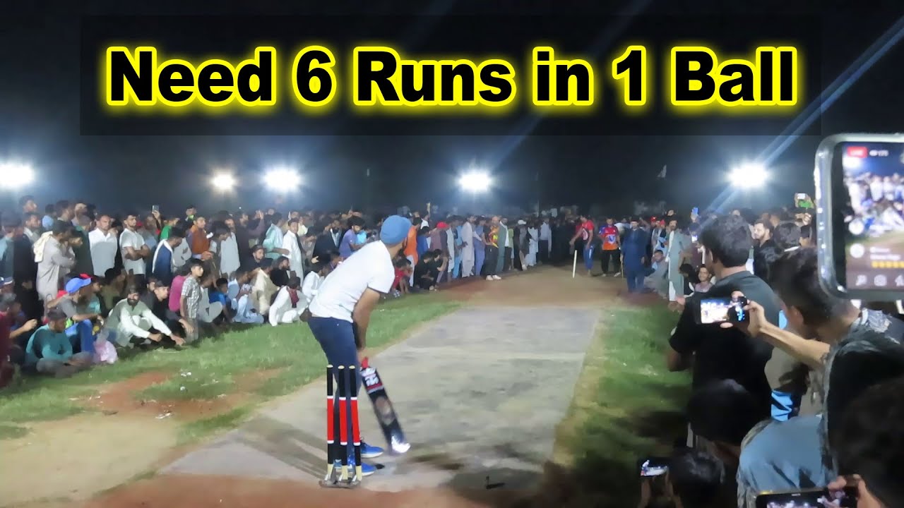 Need 6 Runs in 1 Balls Tamour Mirza VS Badsha Khan Best Match in ...