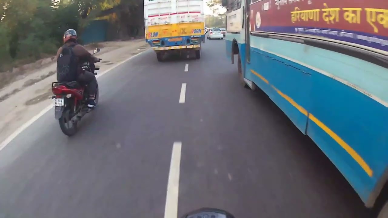 My first vlog Going to u.p with my 200cc beast