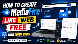 How To Create MediaFire Like Website Free | With admin panel |File Sharing Website Tutorial 2026