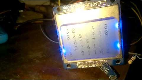 Matrix effect on Nokia 5110 LCD uing Arduino