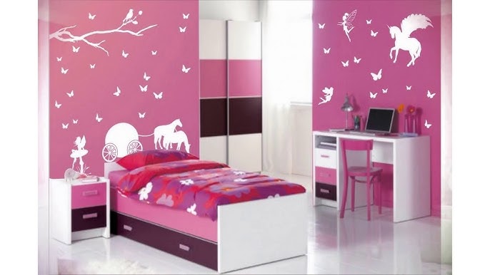 Qué colores elegir para decorar el dormitorio de una niña? Bebe, nena,  princesa. 