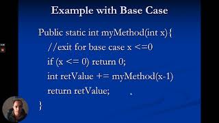 Recursion Part 1
