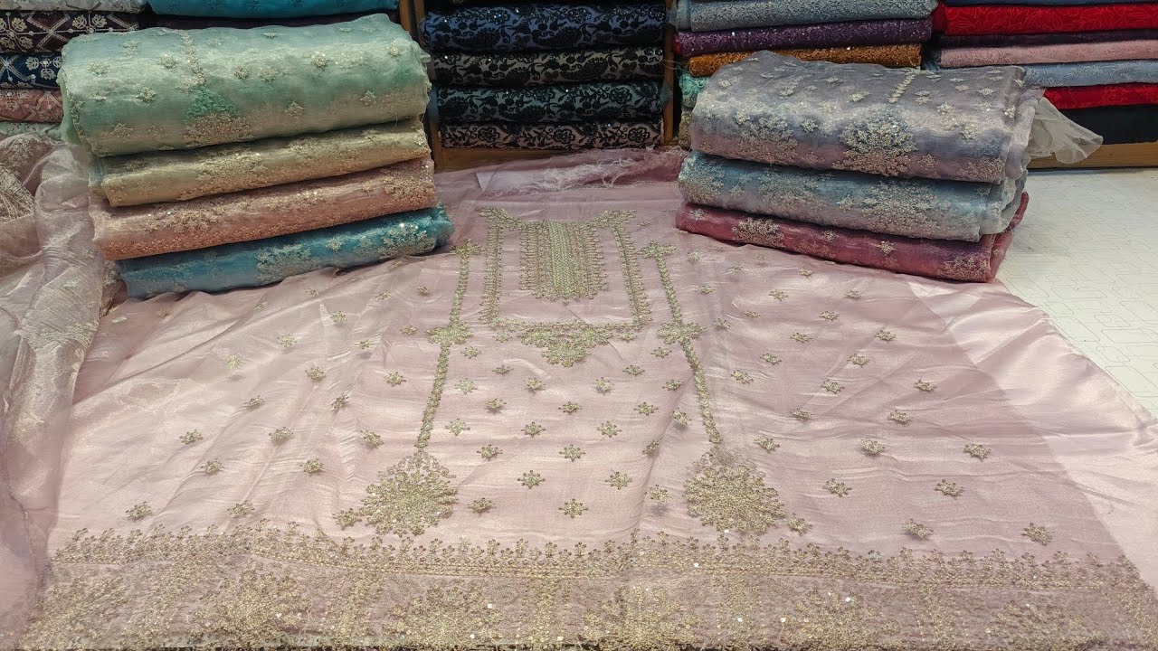 Pure Tissue Organza Net Dupatta Summer Collection 😍//Agha Noor 😍