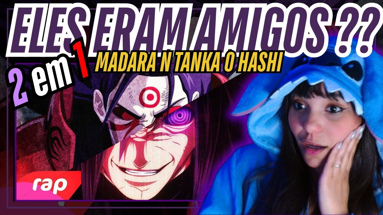 2 EM 1 - 7MZ | RAP DO MADARA + RAP DO HASHIRAMA (Naruto) ‬| REACT RAPHUMI