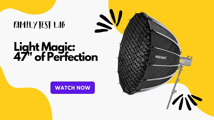 Big Light, Bigger Results? The NEEWER Parabolic Softbox Put to the Test!