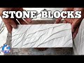 CREATIVE IDEA with gypsum casting - Design stone blocks panel for mould master - eps.1