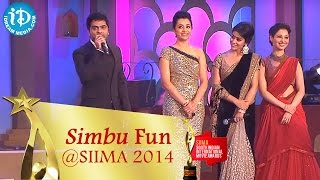 Shimbu Makes Funny Comments on Trisha, Shriya, Tamannah || SIIMA 2014
