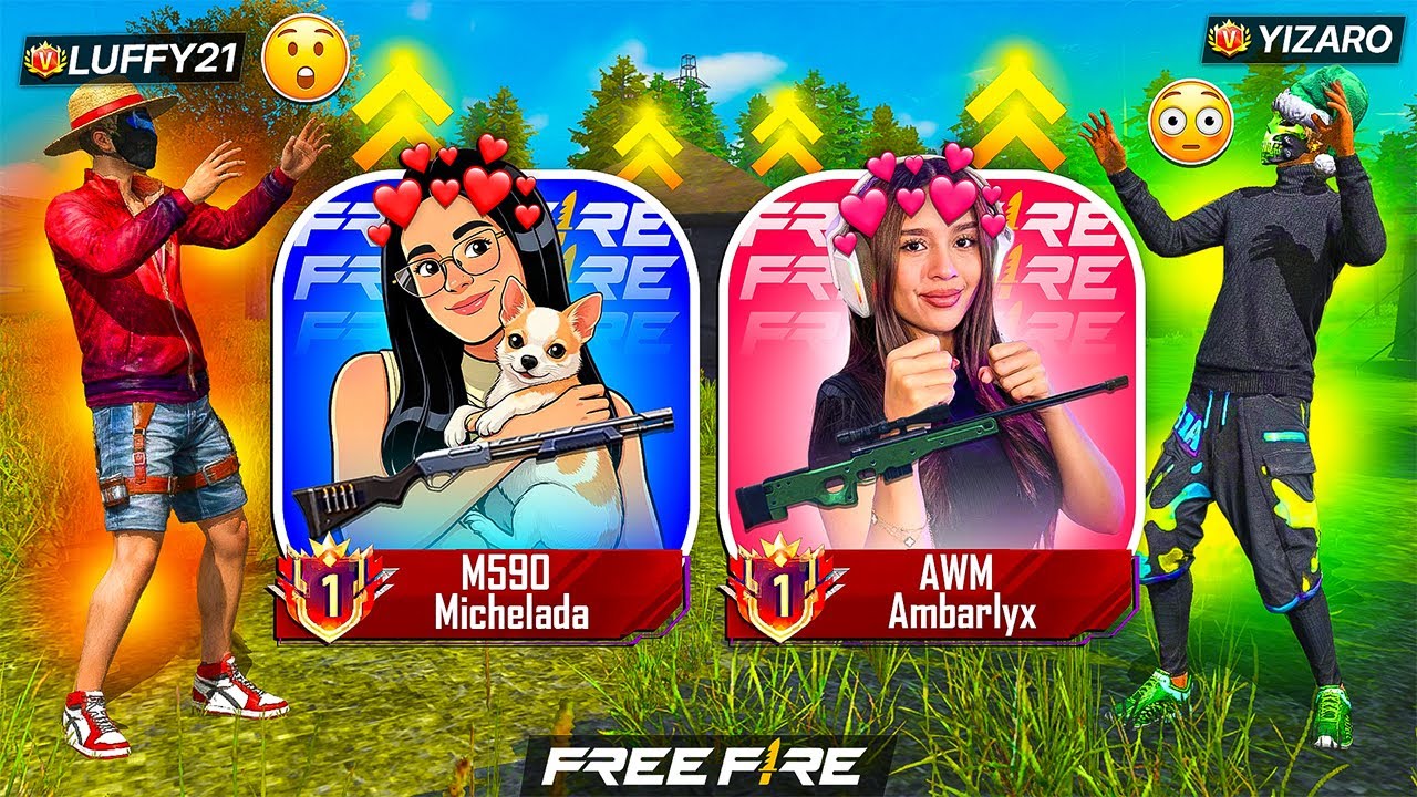 JUNTE A LAS REINAS DE LA AWM y M590 y paso ESTO…😱 Free Fire 