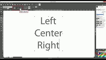 SignCut DRAW: Align text Left, Center, Right