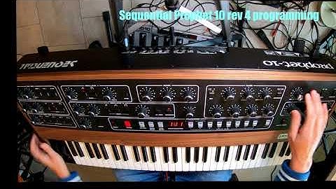 Sequential Prophet 10 Rev4:  Programming approach