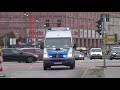 SpezKW Polizei Berlin auf Einsatzfahrt