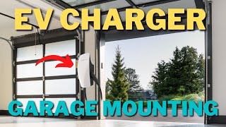 Mounting an EV Charger Between Garage Bays