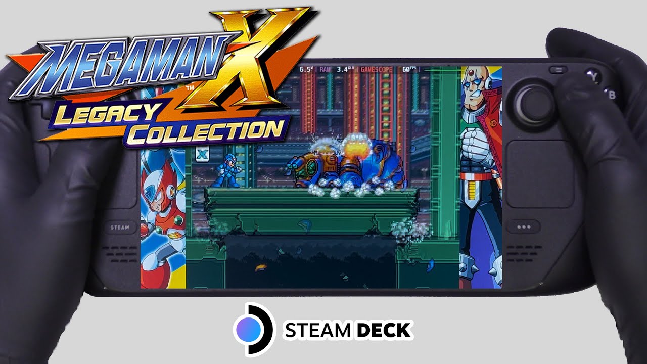 Mega Man X Legacy Collection | Steam Deck Gameplay | Steam OS - YouTube