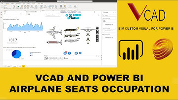 Airplane seats occupation - Vcad for Power BI