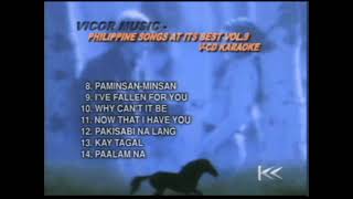 Vicor Music Philippine Songs At Its Best Vol. 9 songlist
