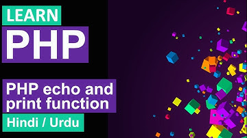 PHP echo and print() function in hindi | Difference between print() and echo in PHP (Hindi).