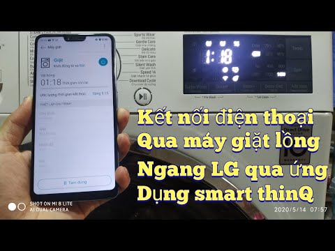 Video Kết nối điện thoại qua máy giặt LG - youtube