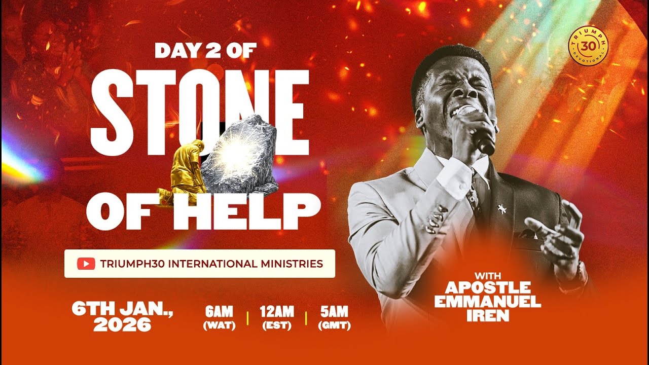 DAY 2 OF STONE OF HELP | WITH APOSTLE EMMANUEL IREN | 6TH OF JANUARY 2026