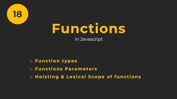 Function Declaration in Javascript | Functions Type - 1