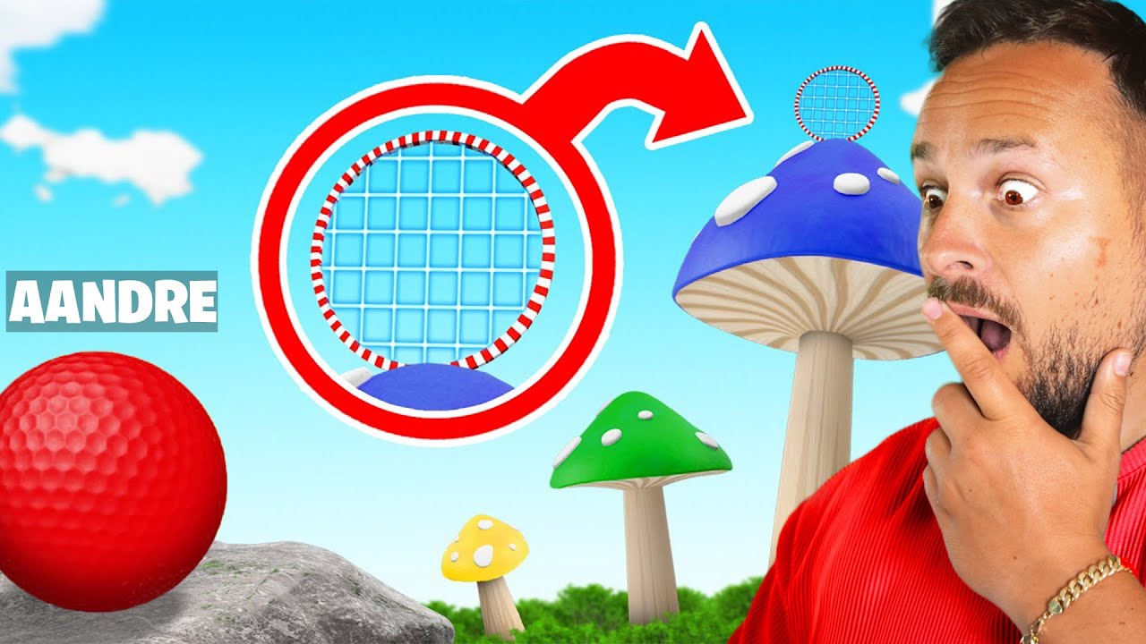 XXL 5 YOUTUBER vs TRICKSHOT GOLF IT MAP