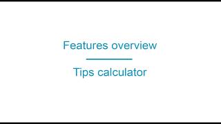 ABC App Builder Features overview Tips calculator screenshot 3