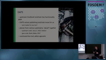 DocBook Documentation at SUSE Automatically Ensuring Quality of SUSE Documentation