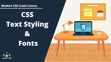 CSS Tutorial  | CSS FONTS | CSS Text-Styles  | #4 CSS Crash Course for Beginners