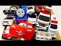 走る、落ちる!救急車のミニカーが坂道走る☆走行テスト!Running, falling! Ambulance miniature car runs on a slope⭐︎Driving test.