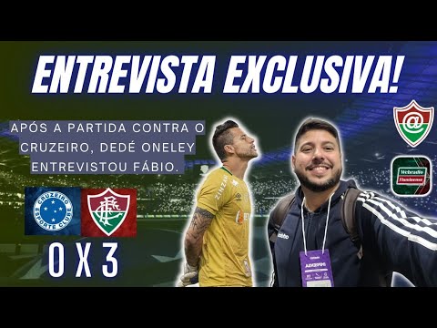 Fábio fala com exclusividade para Web Rádio Fluminense direto do Mineirão!